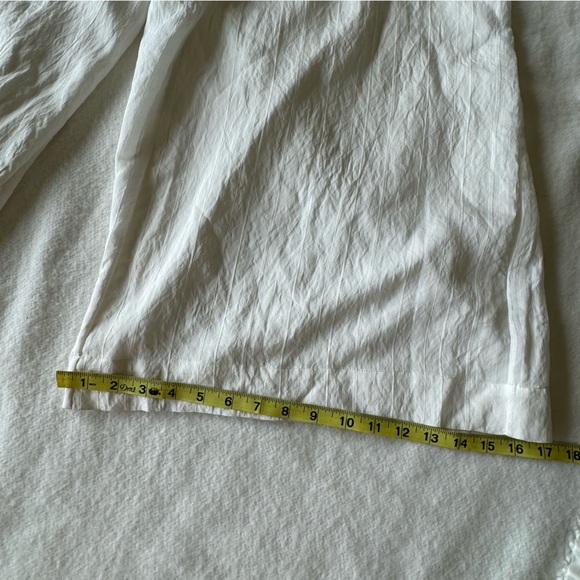 Vince Wide Leg Cropped Palazzo White Pants Size 6 - Picture 6 of 9